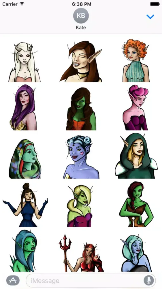 Elves Sticker Pack স্ক্রিনশট