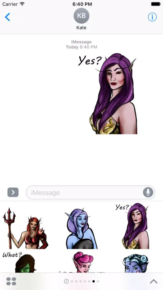 Elves Sticker Pack স্ক্রিনশট