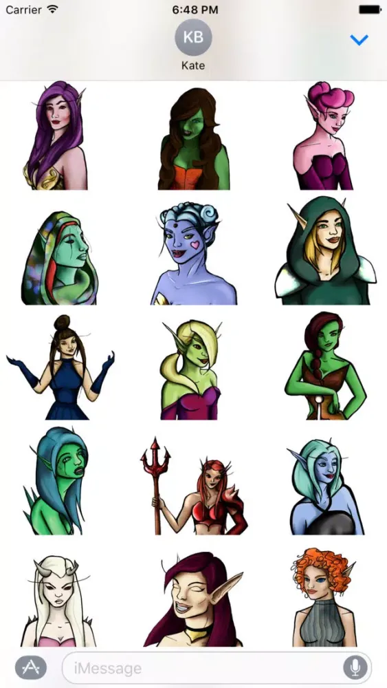 Elves Sticker Pack স্ক্রিনশট