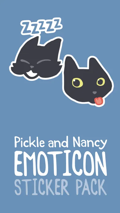 Pickle and Nancy Emoticons应用截图