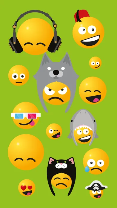 Скриншоты Smileys in Hats Sticker Pack