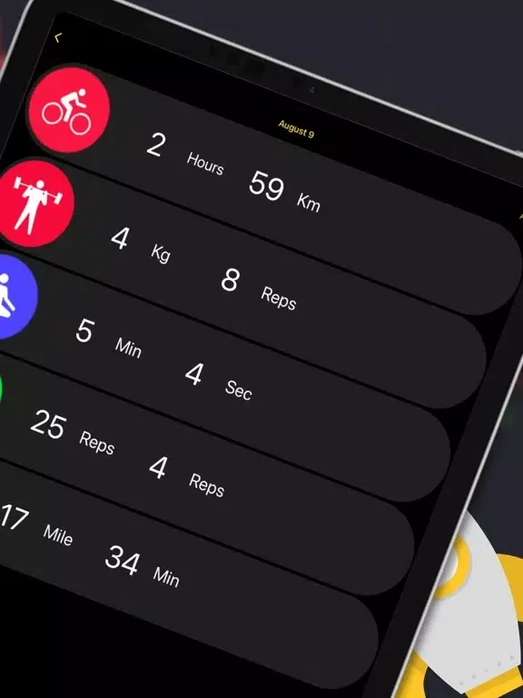 ภาพหน้าจอของ Daily Exercise - Tracker iPad 