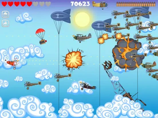 Capturas de tela do Red Baron: Fly and Shoot iPad 