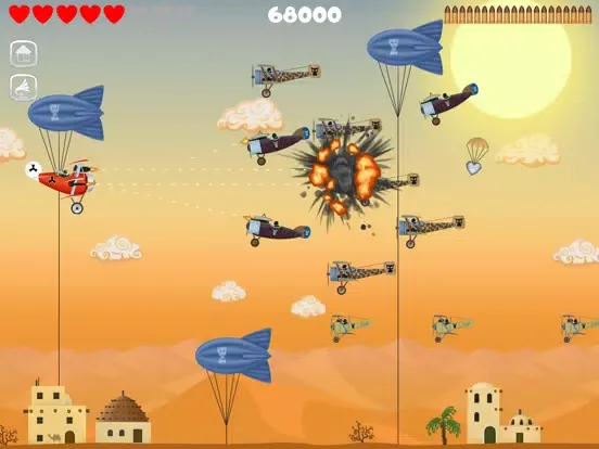 Capturas de tela do Red Baron: Fly and Shoot iPad 