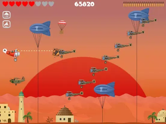 Capturas de tela do Red Baron: Fly and Shoot iPad 