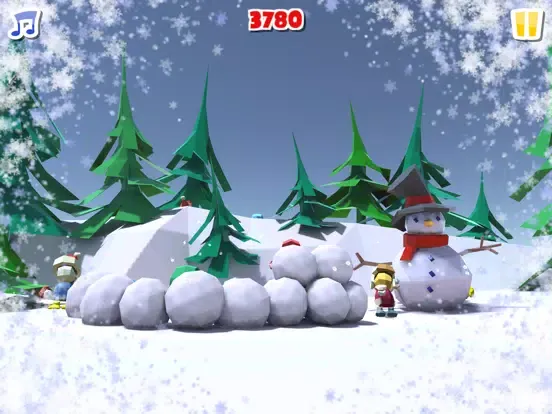 Скриншоты Snowball Fight: Winter Game iPad 