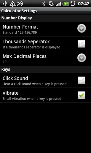Standard Calculator 스크린샷