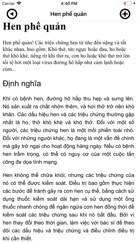 Capturas de pantalla de Sổ tay bệnh lý - Cách sơ cứu