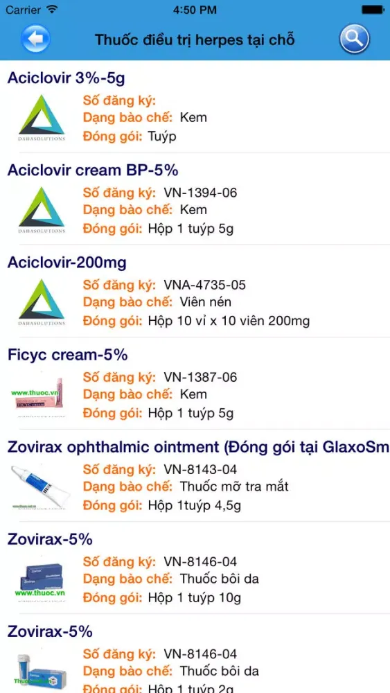 Từ Điển Thuốc Tây Screenshots