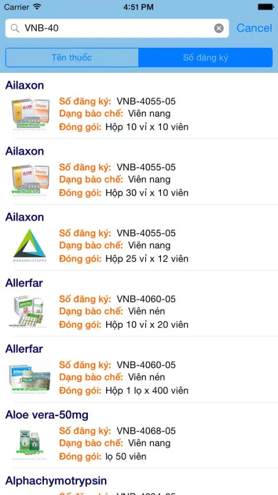 Từ Điển Thuốc Tây Screenshots