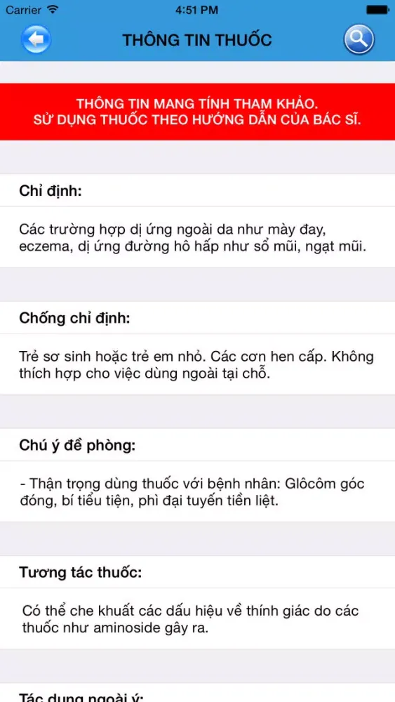 Từ Điển Thuốc Tây Screenshots