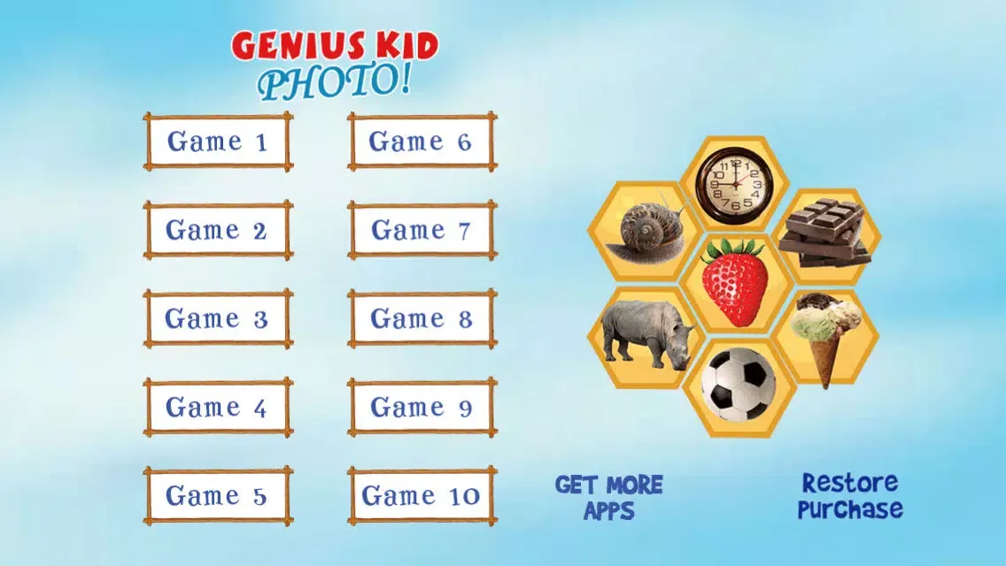 Zrzuty ekranu Genius Kid Photo - Educational quiz for kids