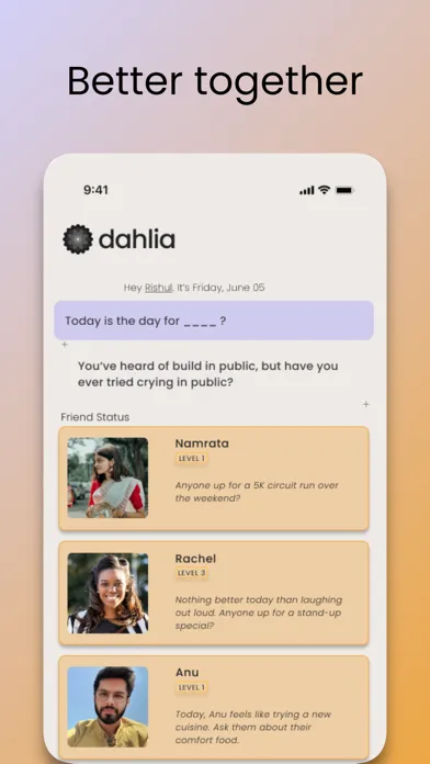 Dahlia: Match. Play. Meet. Ekran Görüntüleri