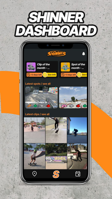 ภาพหน้าจอของ Skate Spots & Videos－Shinner