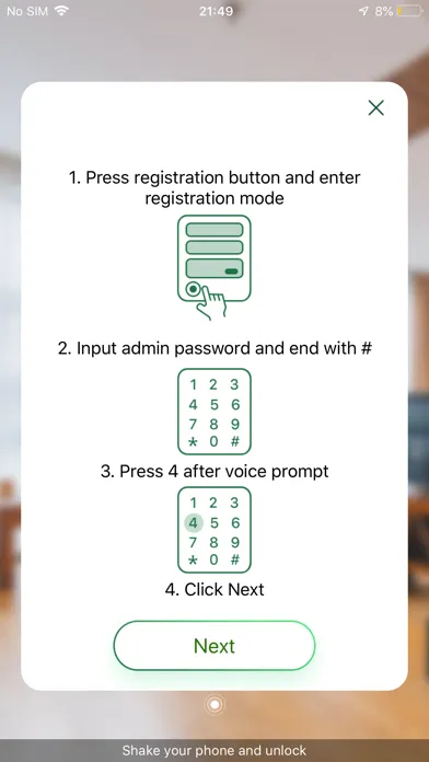 Capturas de pantalla de SmartLockBT