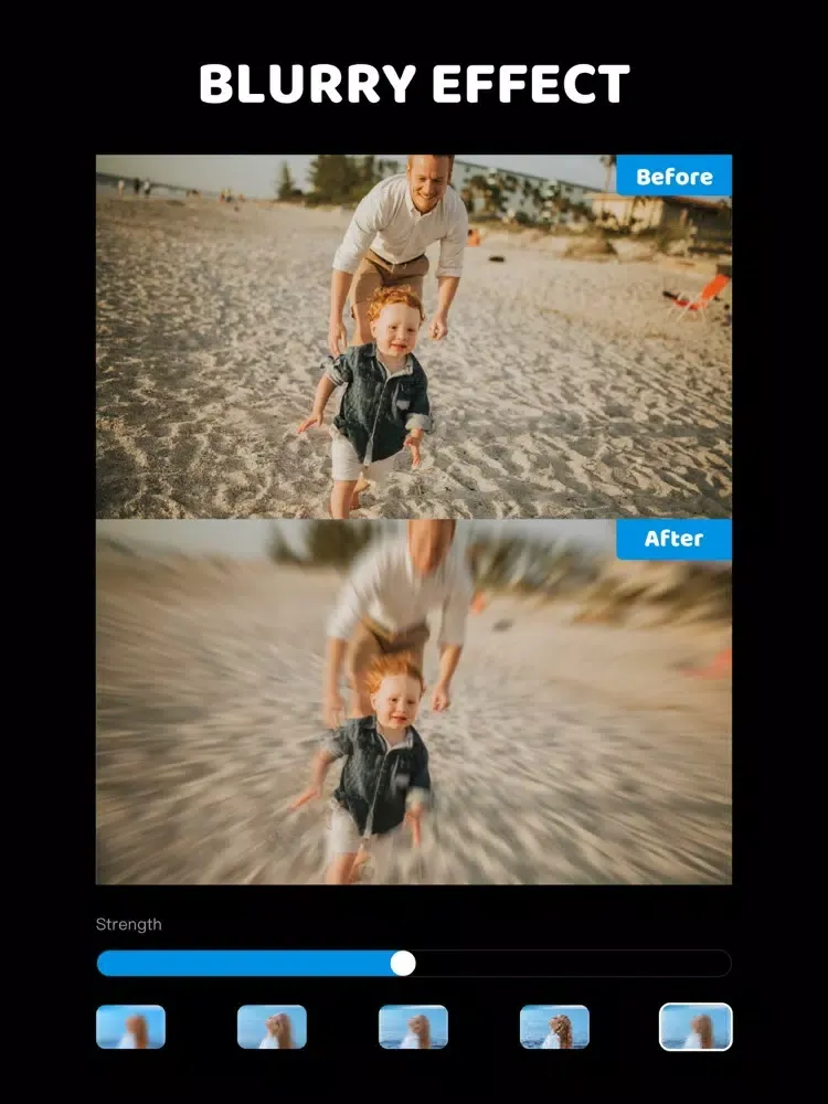 Blur Photo Blur Background iPad  스크린샷