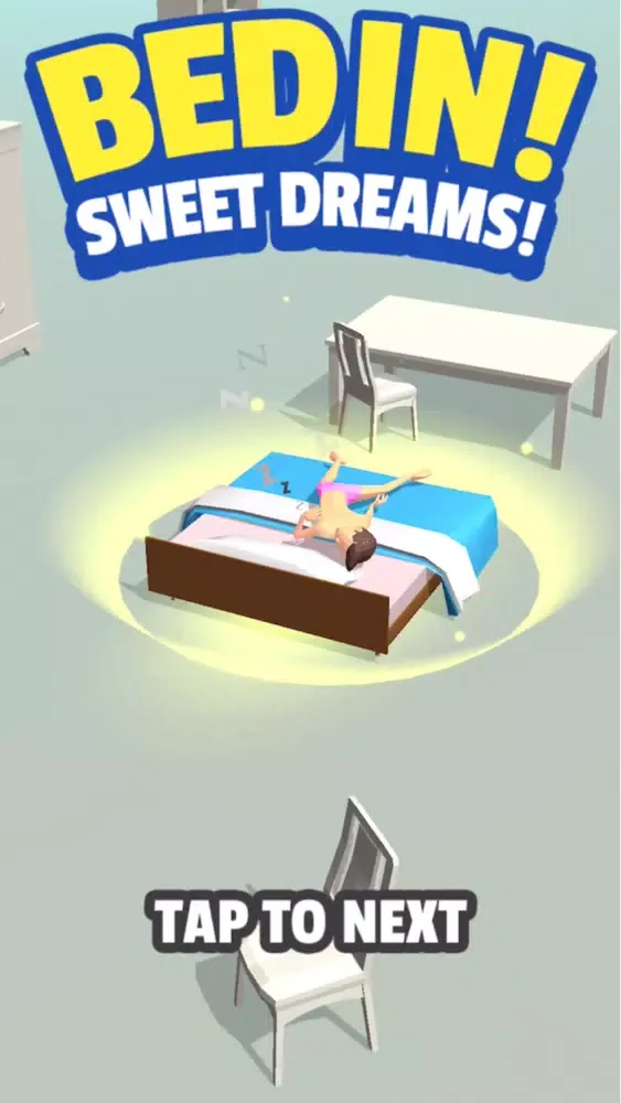 Tangkapan skrin Bed In - best flip game !