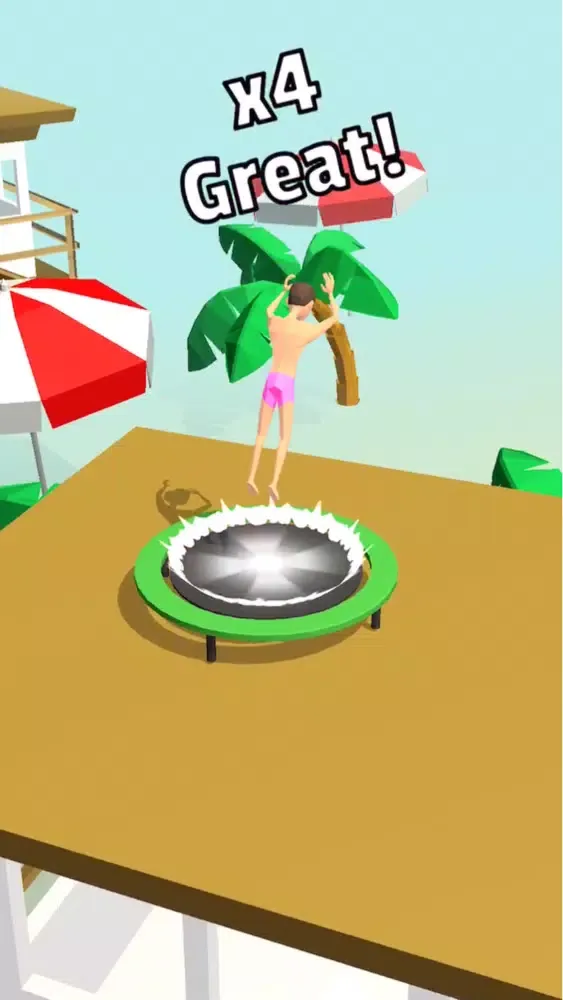 Tangkapan skrin Bed In - best flip game !