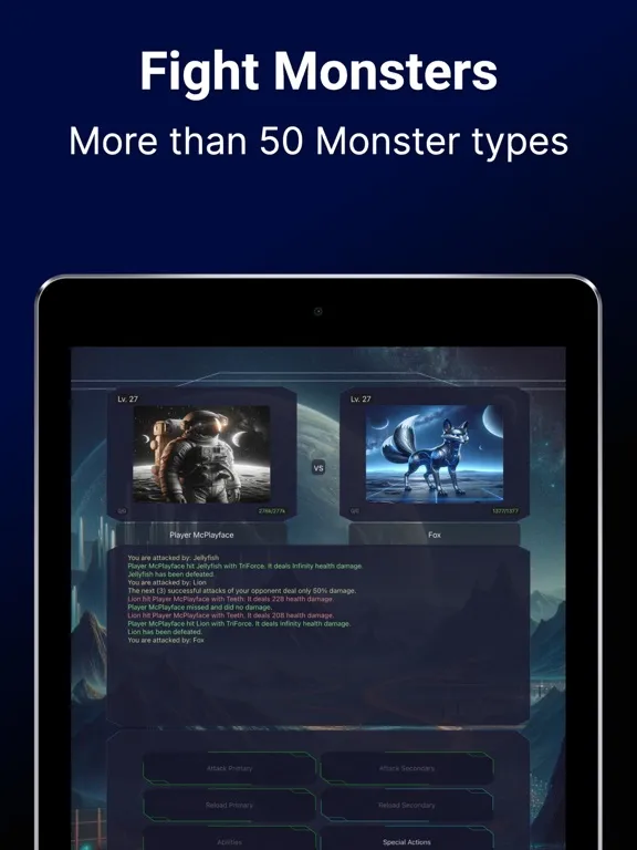 Capturas de pantalla de Space Opera - An Oldschool RPG iPad 