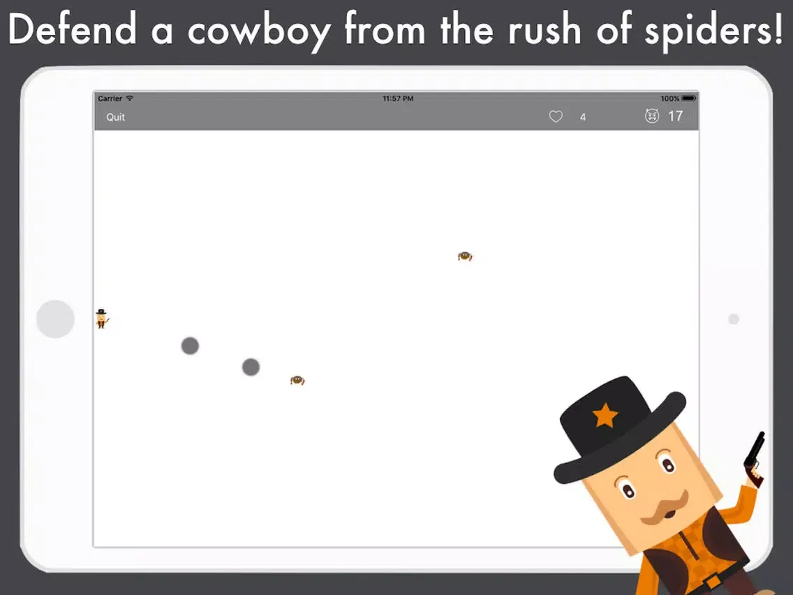 Tangkapan skrin Spider Rush: they`ll not pass! iPad 