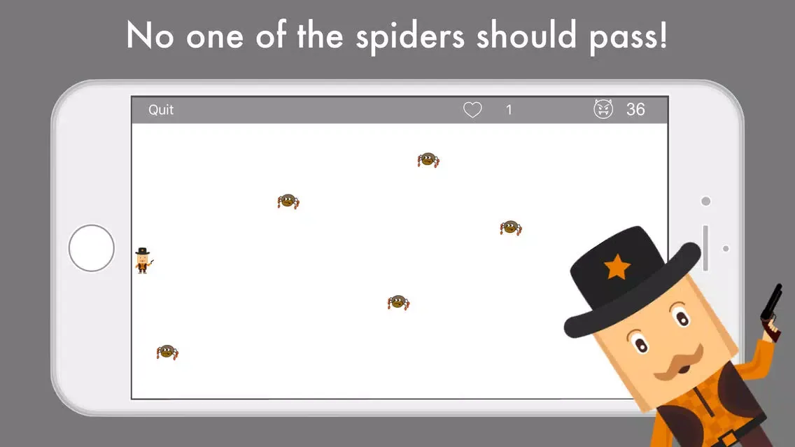 Tangkapan skrin Spider Rush: they`ll not pass!