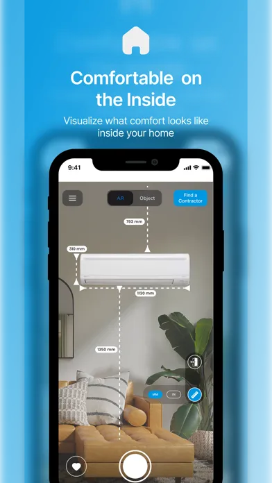 Daikin AR Product Visualizer Screenshots