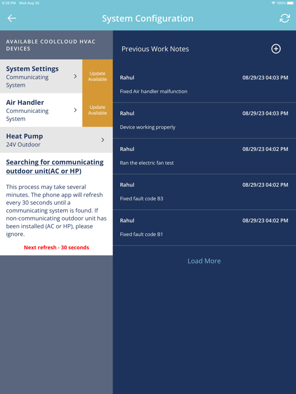صور CoolCloud HVAC 2.0 iPad 