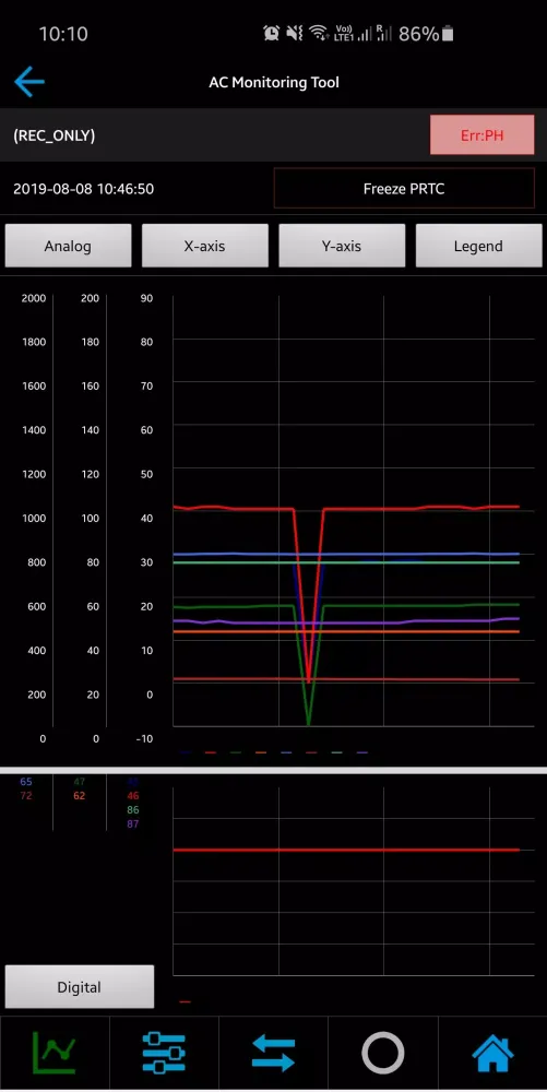 Zrzuty ekranu Daikin AC Monitoring Tool(GLB)