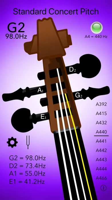 Double Bass Tuner Professional سکرین شاٹس