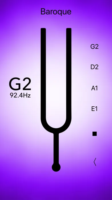 Double Bass Tuner Professional سکرین شاٹس