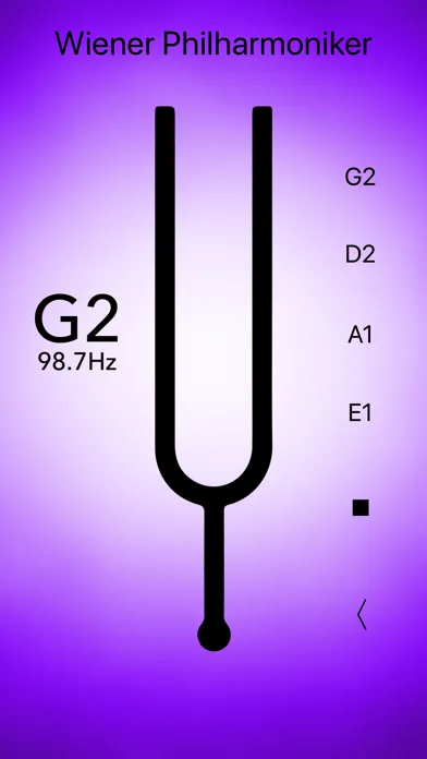 Double Bass Tuner Professional سکرین شاٹس