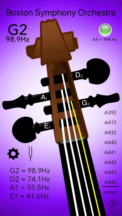 Double Bass Tuner Professional سکرین شاٹس
