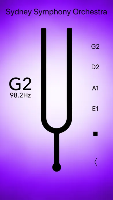 Double Bass Tuner Professional سکرین شاٹس