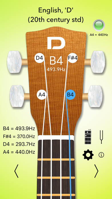 Скриншоты Ukulele Tuner and Chords