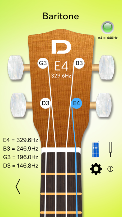 Скриншоты Ukulele Tuner and Chords
