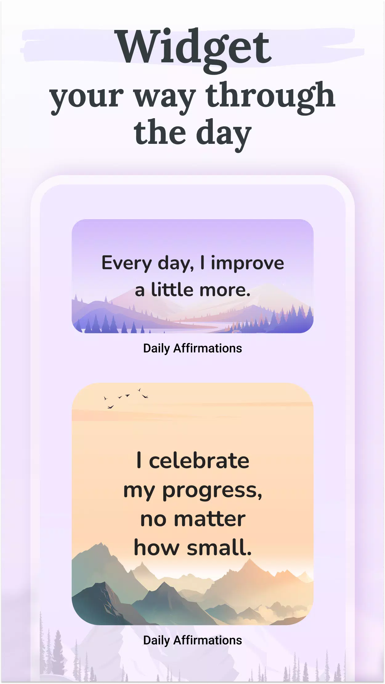 Daily Affirmations: Motivation Screenshots