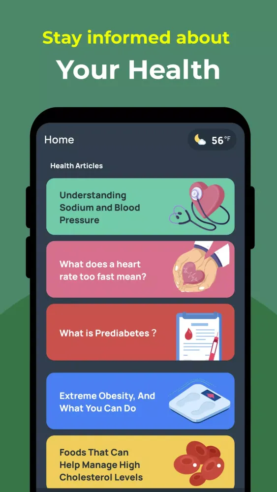 Capturas de pantalla de Blood Sugar & Pressure Tracker