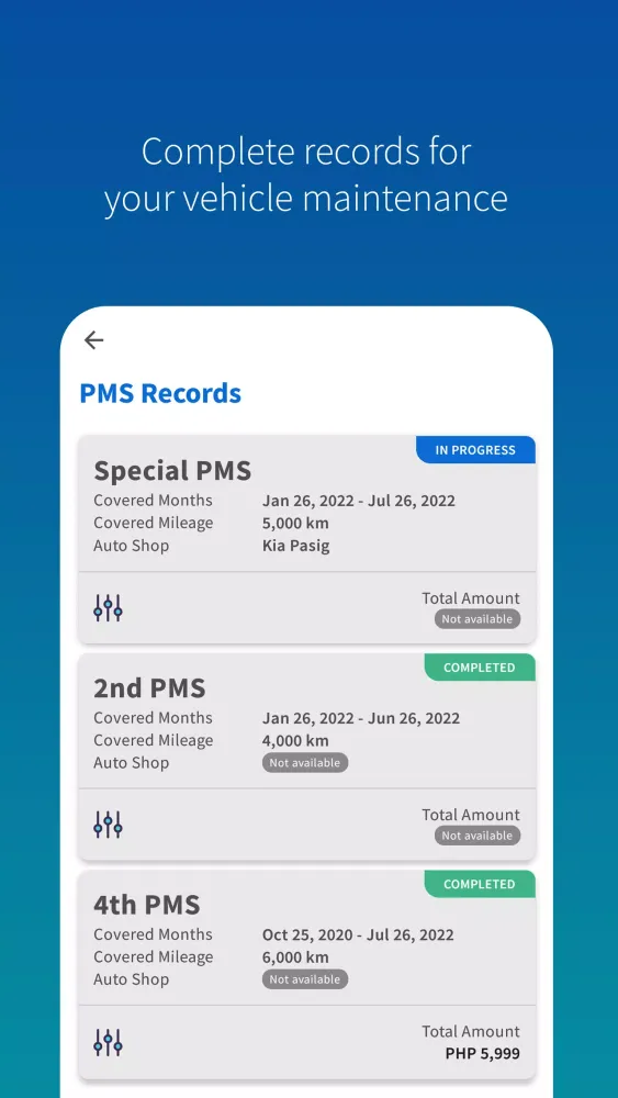 DailyCar: Auto maintenance Screenshots