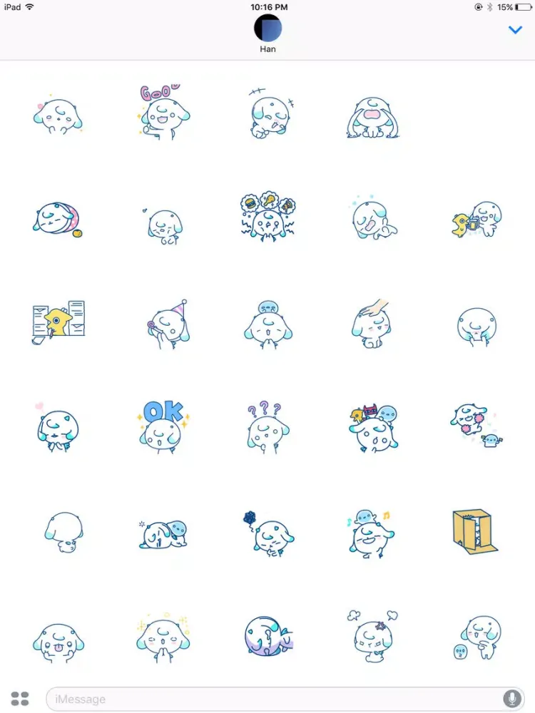 Capturas de pantalla de Dailymoji iPad 