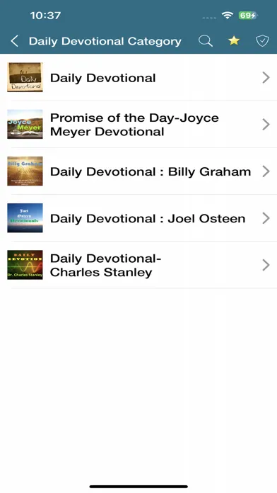 Daily Devotionals Screenshots
