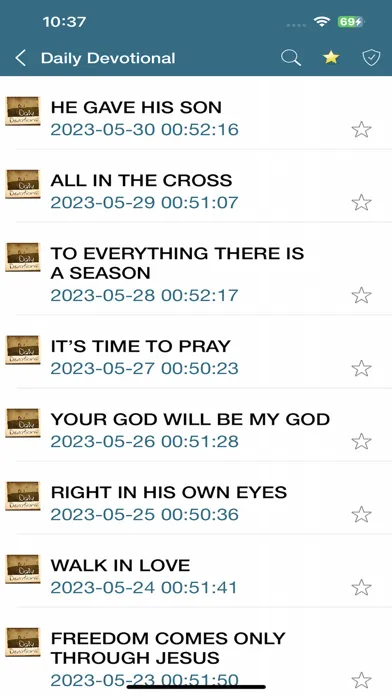 Daily Devotionals Screenshots