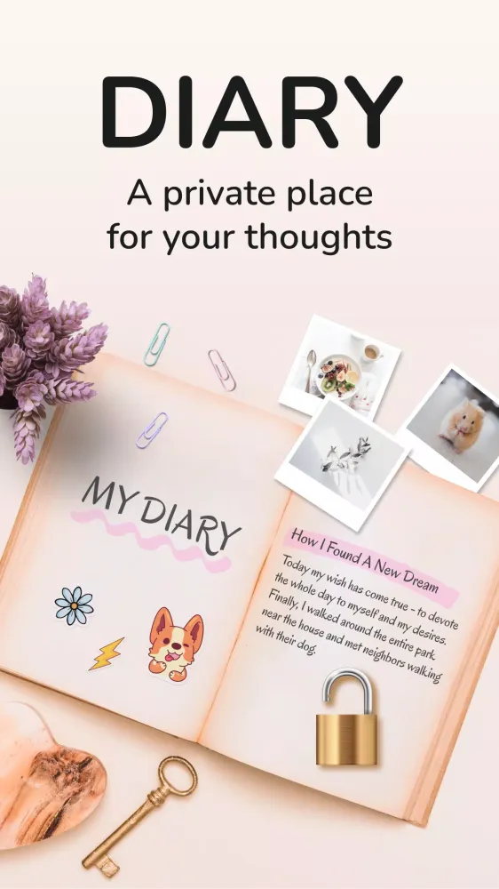 تصاویر Daily Diary: Journal with Lock