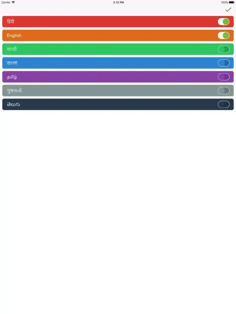 Daily Status - 7 Languages iPad  سکرین شاٹس