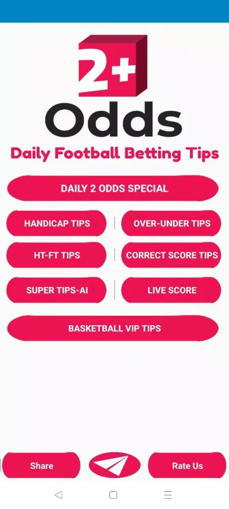 Zrzuty ekranu 2+ ODDs Daily Betting Tips