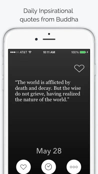 Capturas de tela do Daily Buddha Quotes - Inspiring and Motivational quotes for Buddhists