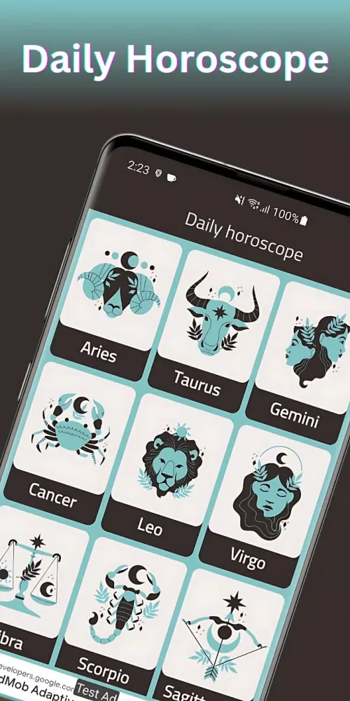 Tangkapan layar daily horoscope 2025