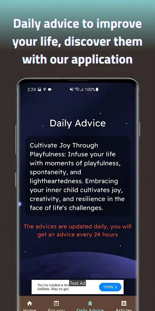 Tangkapan layar daily horoscope 2025