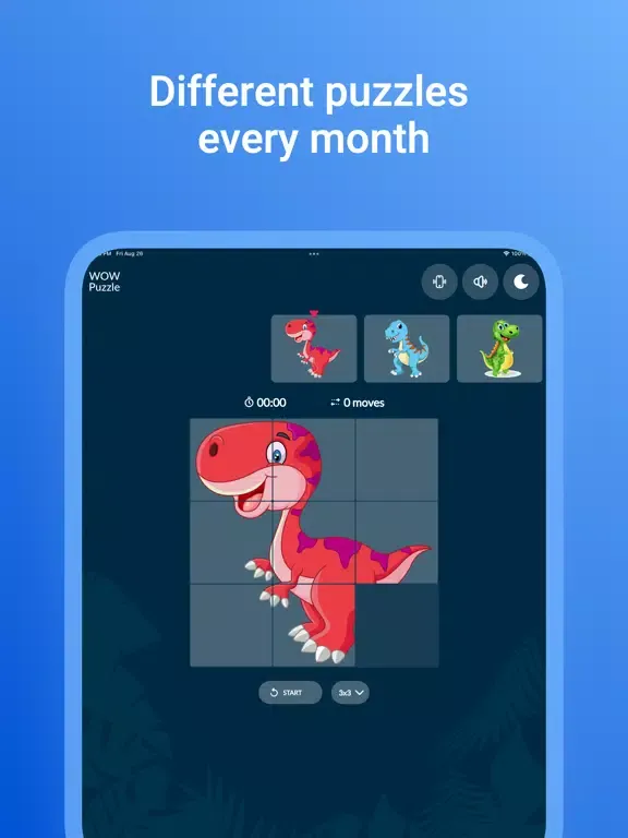 Capturas de pantalla de WOW Puzzle - Dinosaur Version iPad 