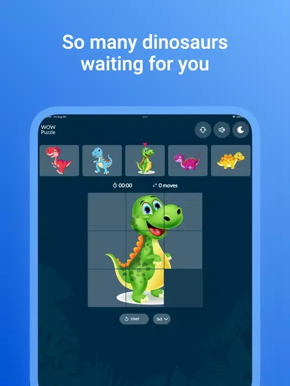 Capturas de pantalla de WOW Puzzle - Dinosaur Version iPad 