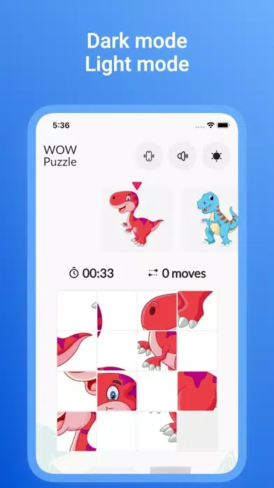 Capturas de pantalla de WOW Puzzle - Dinosaur Version